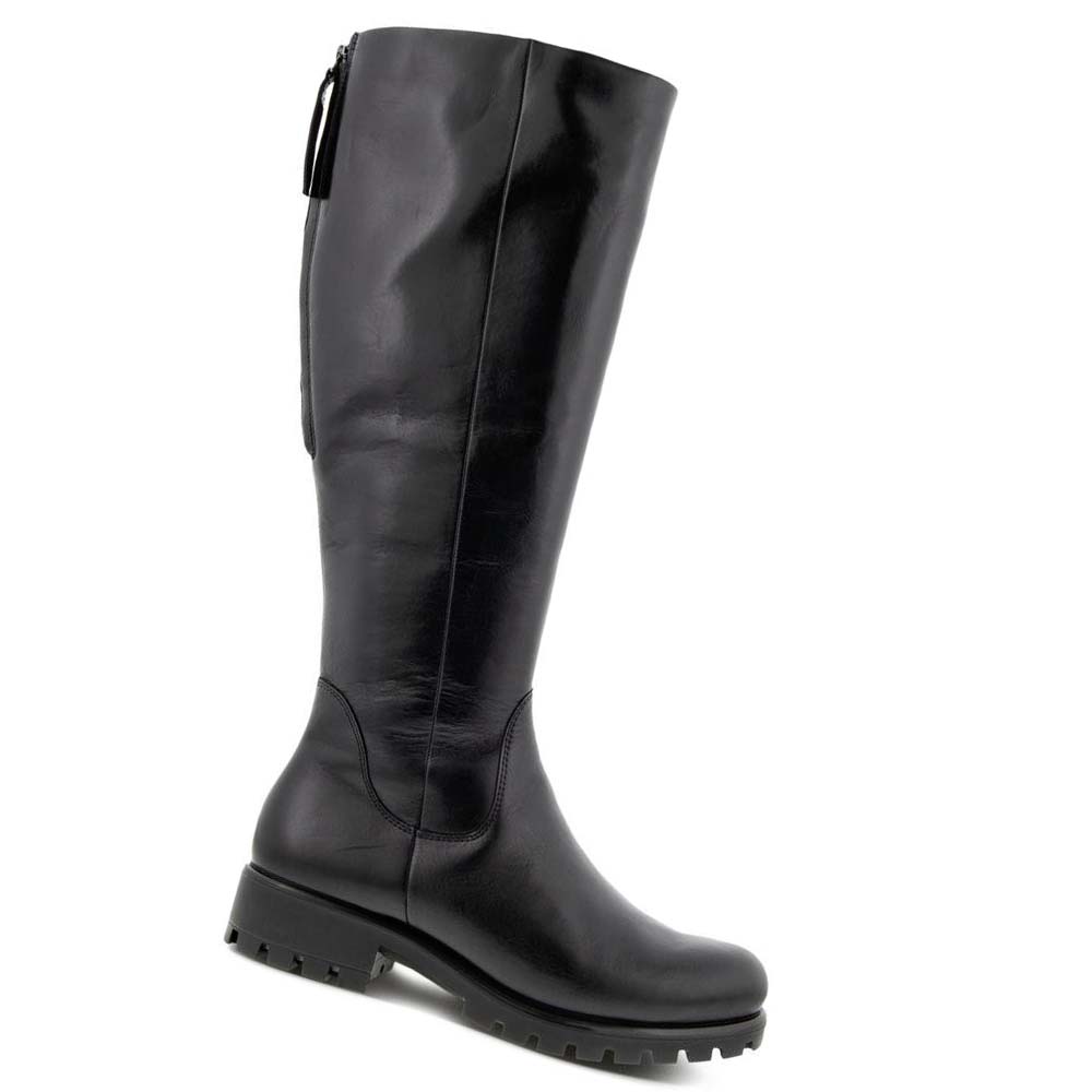 Women\'s Ecco Modtray High Boots Black | Canada 18XYU